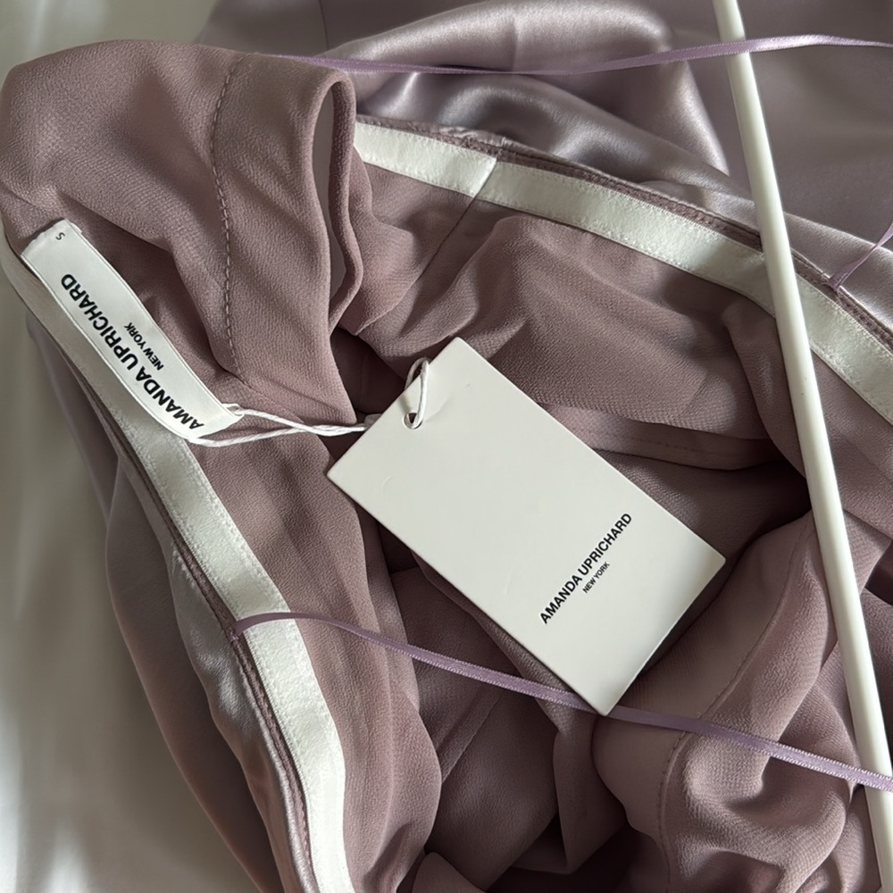 Amanda Uprichard Strapless Dress in Blush Pink - Picture 5 of 6